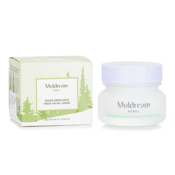 Освежающий крем для лица Muldream Vegan Green Mild Fresh - My Store